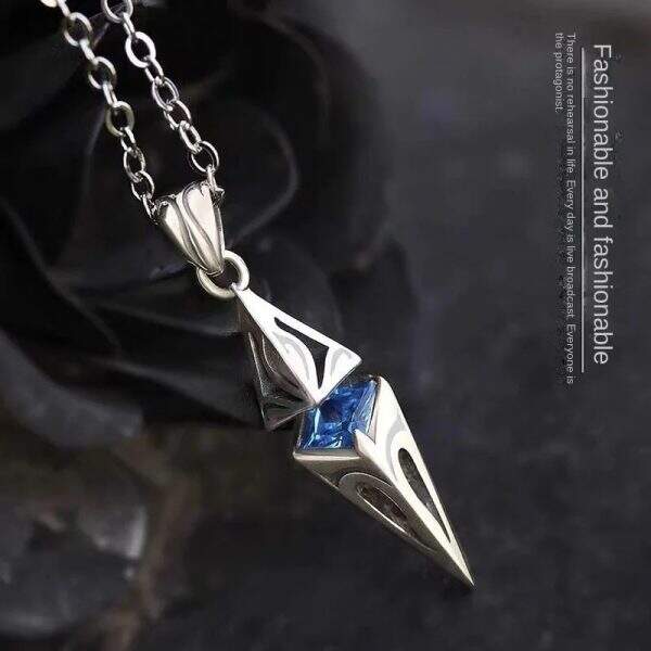 Cross border popular star shaped three-dimensional necklace - Image 2
