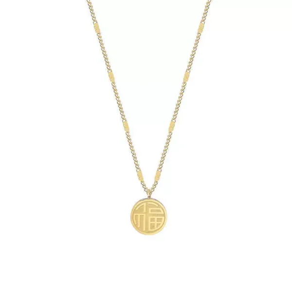Necklace Gold Outlets Female - Image 5