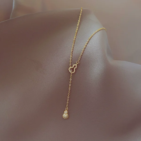 Tassel pendant gourd necklace - Image 4
