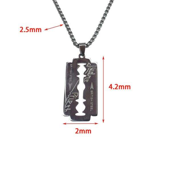 Rock band Judas Priest blade necklace - Image 2