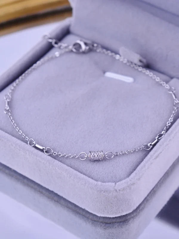 Silver waist bracelet for women - Image 4
