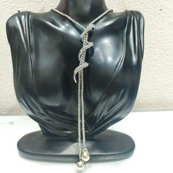 New trendy long snake shaped sweater chain for women - Image 2