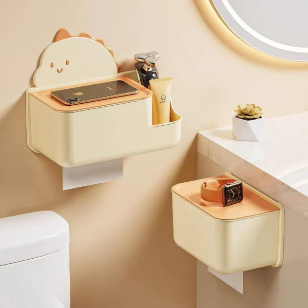 Non perforated wall mounted tissue box - Image 2