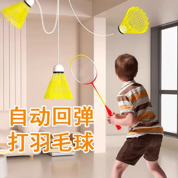 Badminton individual trainer with automatic rebound line for one person - Image 1