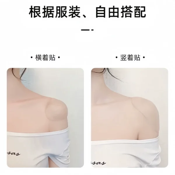 Silicone right angled shoulder pads for women - Image 3