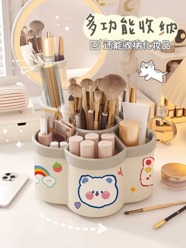 Rotating pen holder multifunctional large capacity desktop paper - Image 4