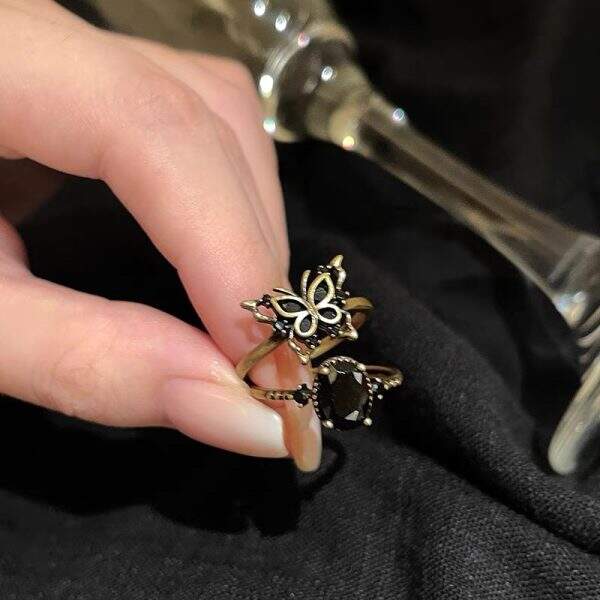 Vintage butterfly ring style - Image 4