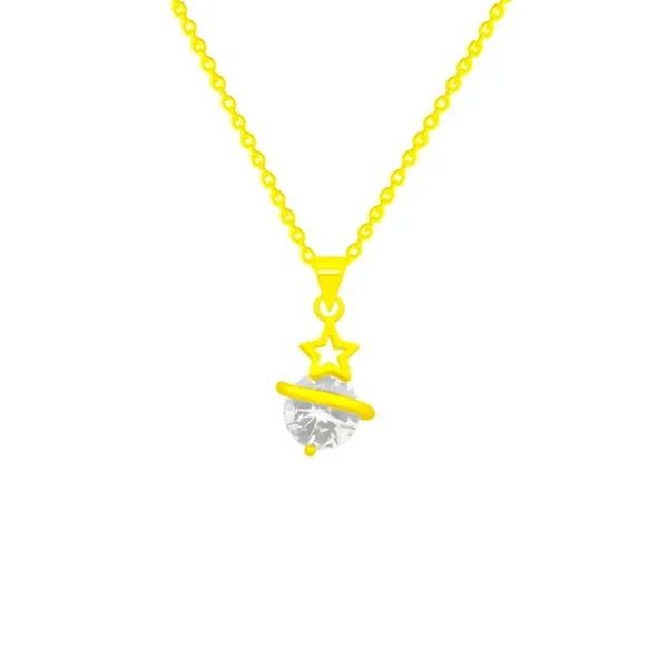 Warehouse high-end five pointed star necklace - Image 5