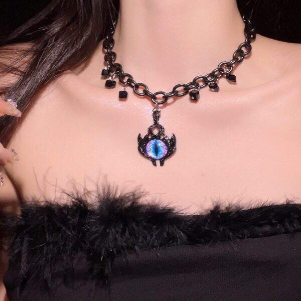 Dark Wind Devil's Eye Necklace - Image 3