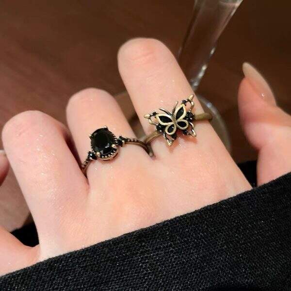 Vintage butterfly ring style - Image 2