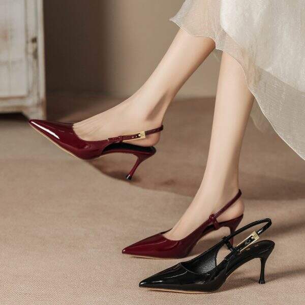 High heels pointed straight strap - Image 3