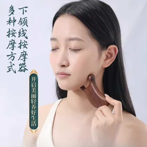 Small Snail Massage Comb Sandalwood - Image 5