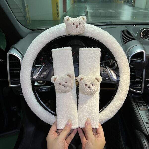 Car seat belt cover, fleece - Image 2