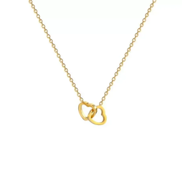 Luxury Love Double Ring Necklace - Image 5