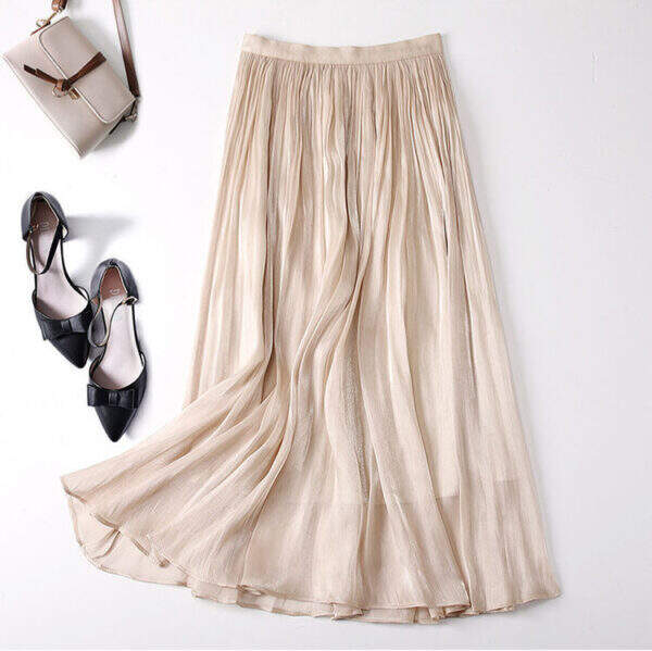 High end flowing light skirt with gauze skirt for women - Image 1