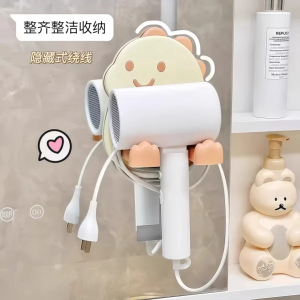 bathroom wall mounted hair dryer rack - Image 5