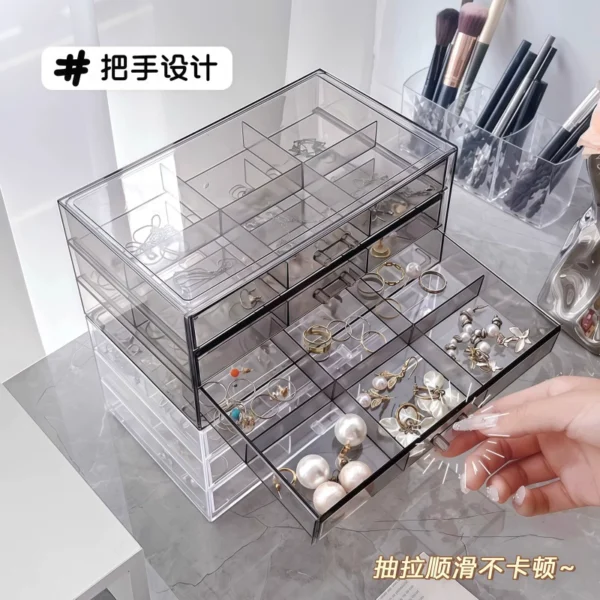 Acrylic multi-layer jewelry box - Image 1