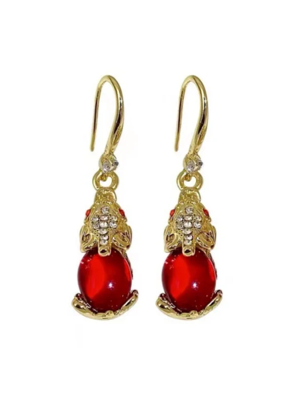 Chinese Pixiu Earrings Outlets Female Accessories - Image 5