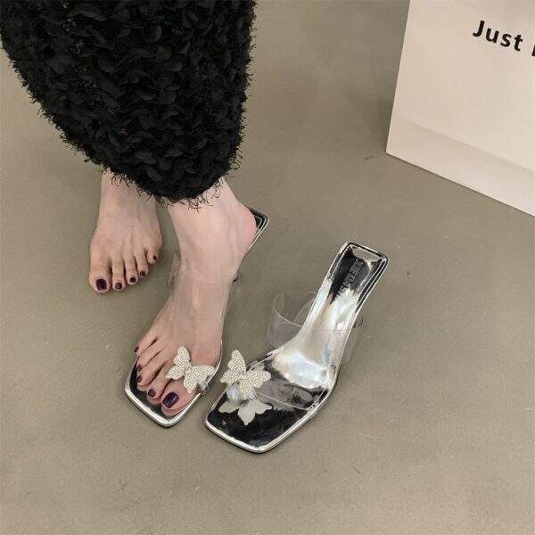 Elegant style open toed slippers - Image 3