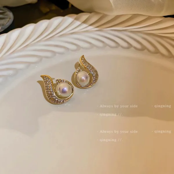 Advanced feeling full diamond earrings - Image 2