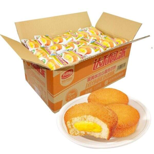 Egg Yolk Pie Whole Box Bread Sandwich Cake Dot - Image 4