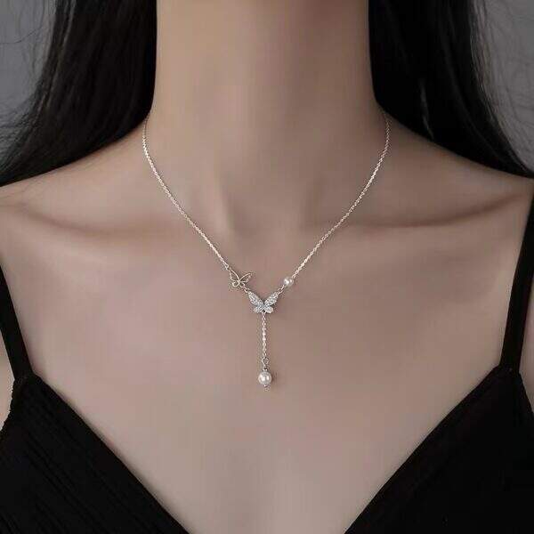 Butterfly necklace for women - Image 1