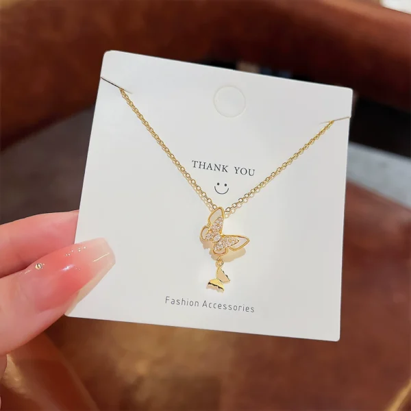 3D bow necklace - Image 3