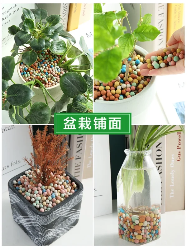 Colored ceramic granules for flower bedding - Image 2