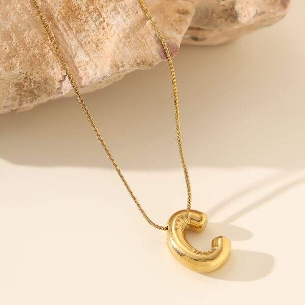 English letter pendant necklace - Image 4
