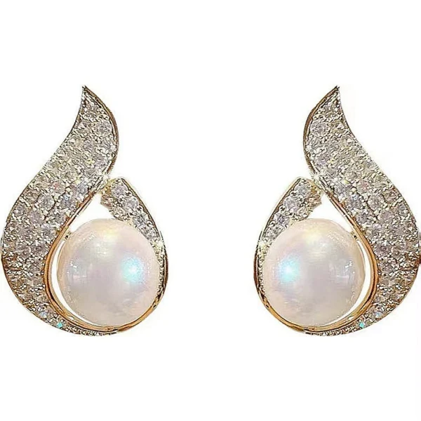 Advanced feeling full diamond earrings - Image 5