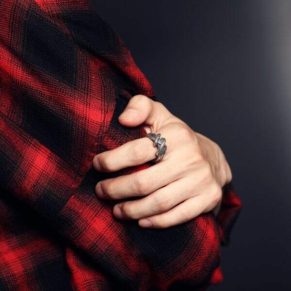 Hemp rope ring for men and women - Image 3