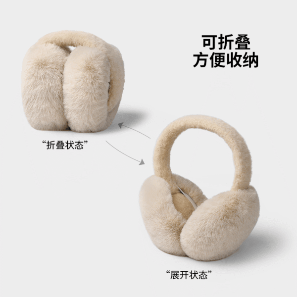 Plush earmuffs for winter men and women - Image 2