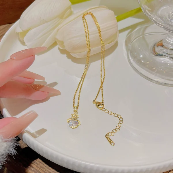 Warehouse high-end five pointed star necklace - Image 4