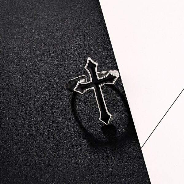 Sex Hip Hop Fashion Cross Ring - Image 3