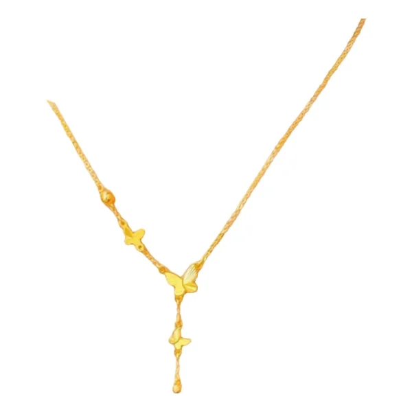 Butterfly tassel necklace - Image 5