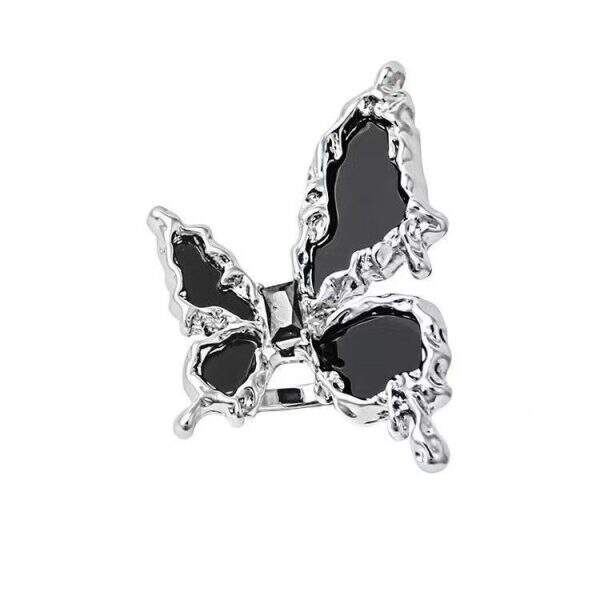 Black Butterfly Ring Female - Image 5