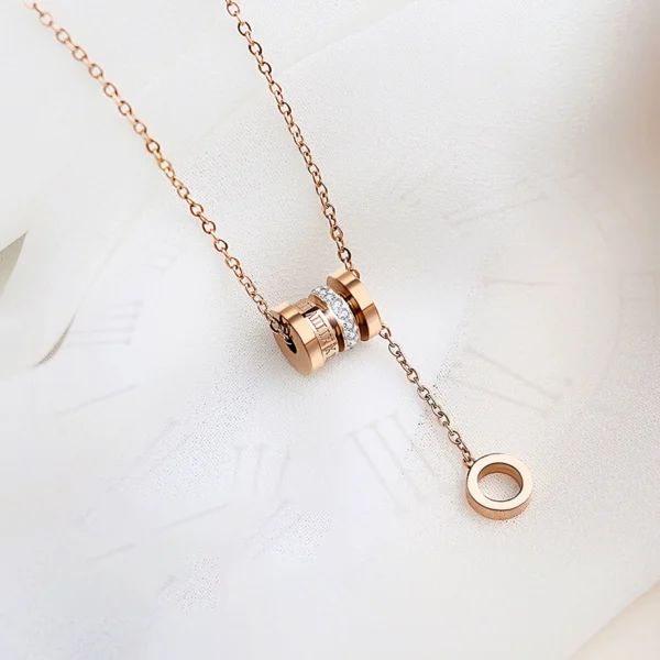 Luxury Roman numeral necklace - Image 1