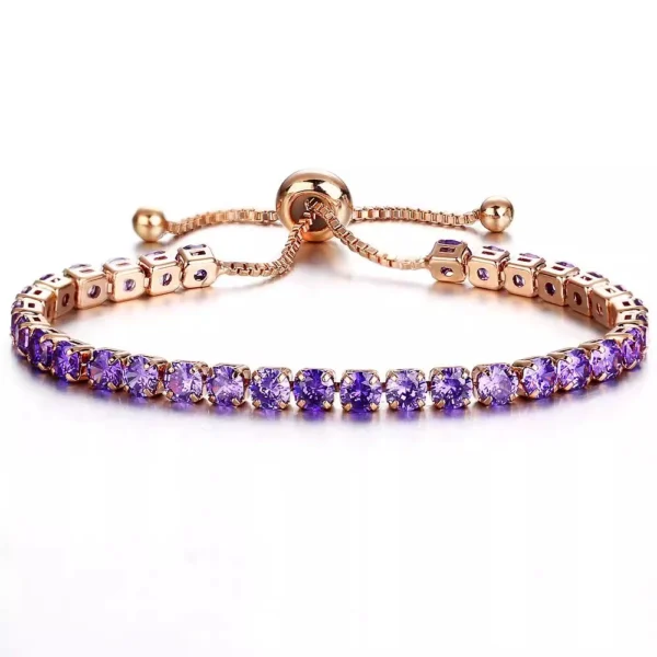 Leak picking crystal push-pull bracelet - Image 2