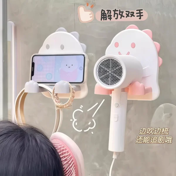 bathroom wall mounted hair dryer rack - Image 2