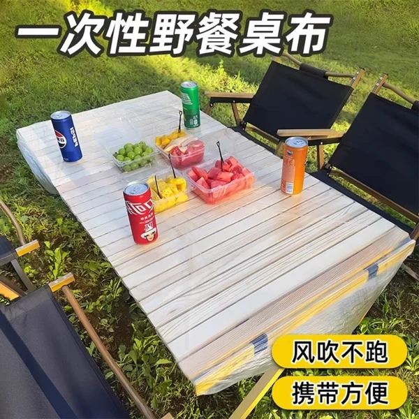 Disposable table cloth Outdoor camping - Image 2