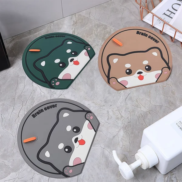 Floor drain deodorizer silicone pad toilet reverse - Image 1