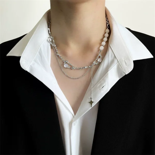 Men's collarbone chain - Image 1