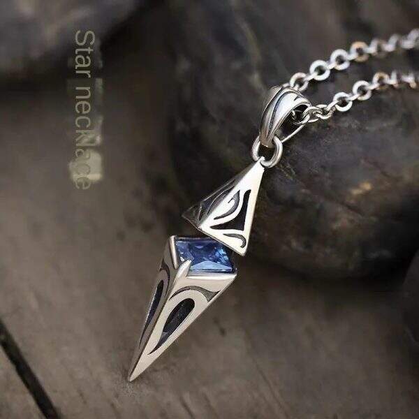 Cross border popular star shaped three-dimensional necklace - Image 4