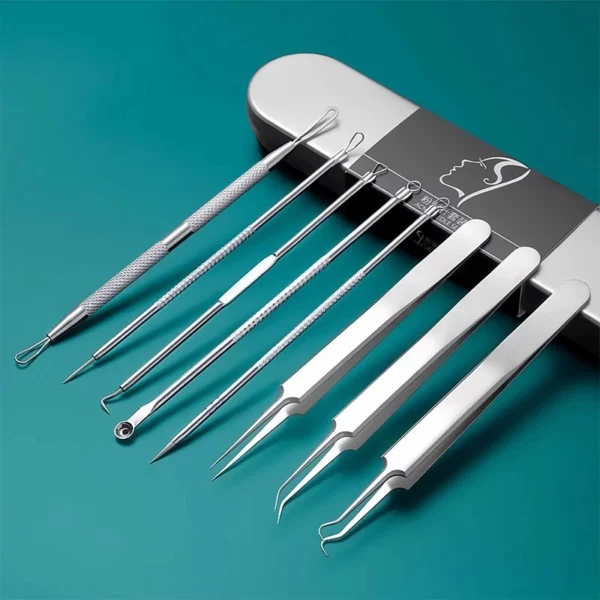 Super pointed cell clip acne needle set tool blackhead removal - Image 4
