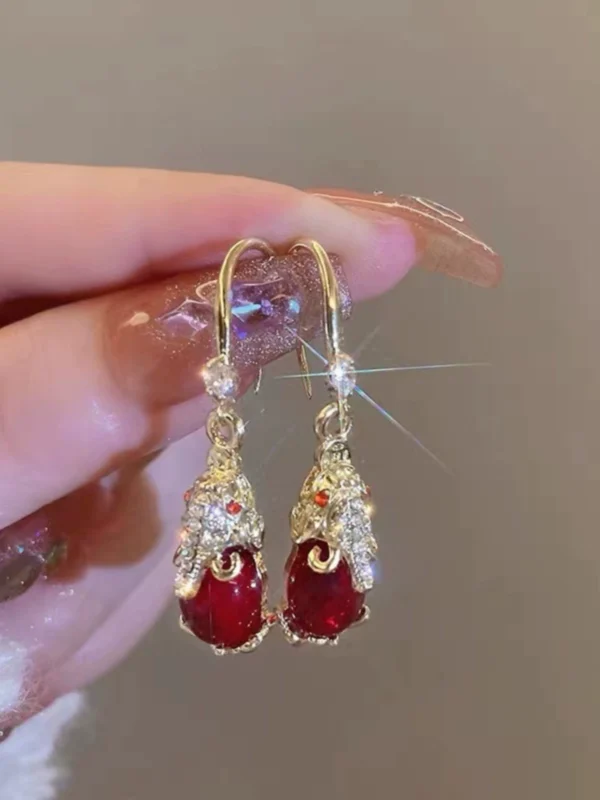 Chinese Pixiu Earrings Outlets Female Accessories - Image 3