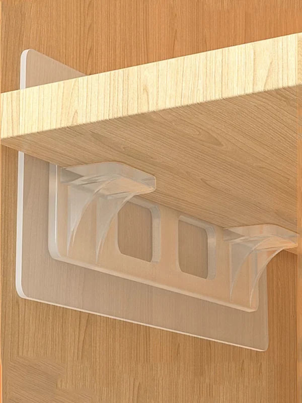 Partition nail wardrobe nail free fixed bracket - Image 1