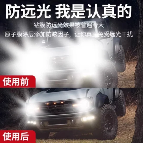 Car rearview mirror waterproof film to prevent light - Image 5