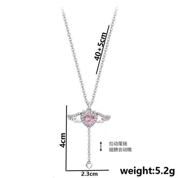 Angel's Wings tassel necklace - Image 5