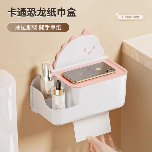 Non perforated wall mounted tissue box - Image 4