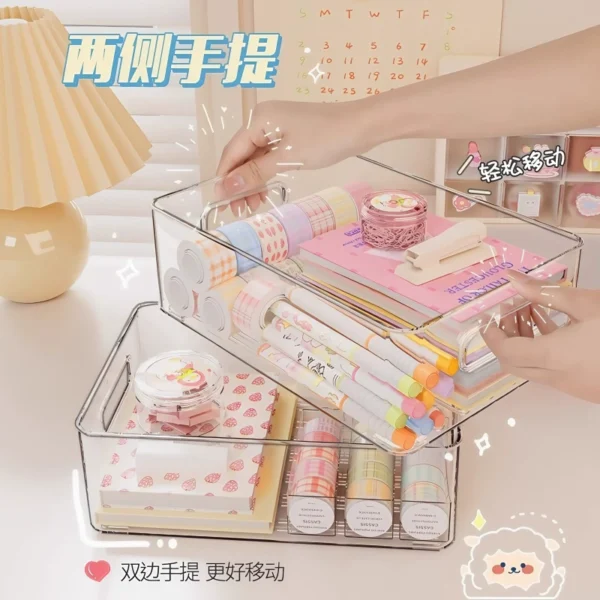 Desktop storage box, acrylic transparent box - Image 5